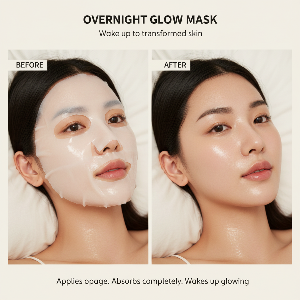 Masque Hydratant Bio-Collagène Éclat Nuit