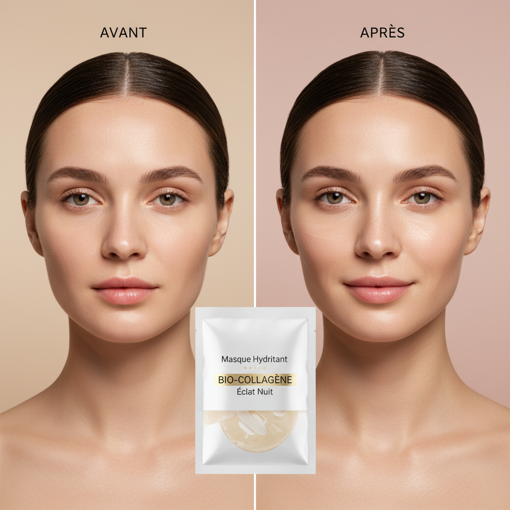 Masque Hydratant Bio-Collagène Éclat Nuit